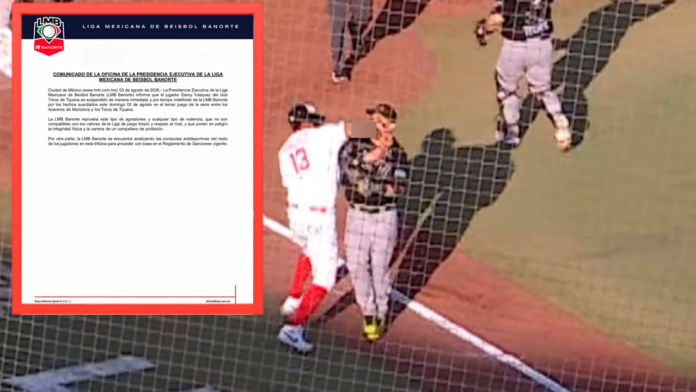 LMB suspende de manera indefinida a Danry Vásquez