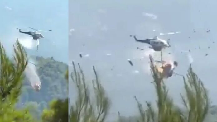Trágico accidente de helicópteros en Grecia deja dos muertos durante combate a incendios